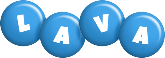 Lava candy-blue logo