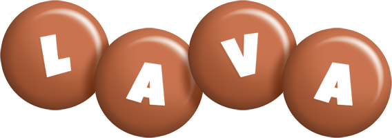Lava candy-brown logo