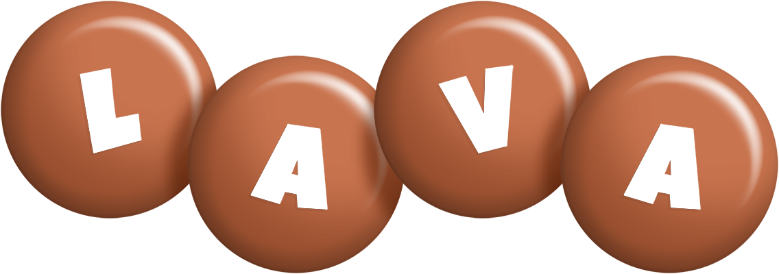 Lava candy-brown logo