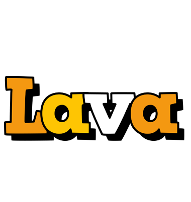 Lava cartoon logo
