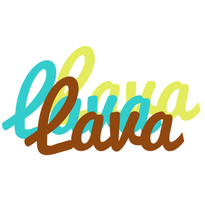 Lava cupcake logo