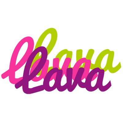 Lava flowers logo