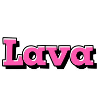 Lava girlish logo