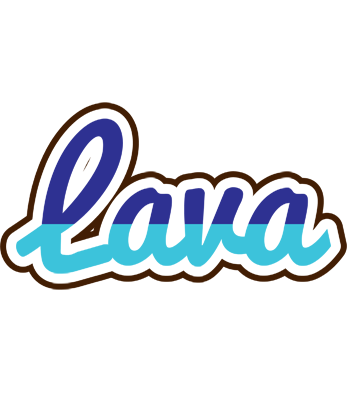 Lava raining logo