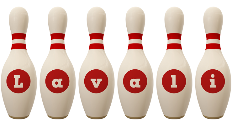 Lavali bowling-pin logo