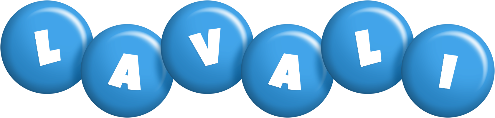 Lavali candy-blue logo
