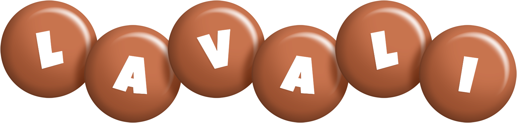 Lavali candy-brown logo