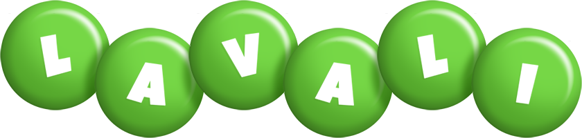 Lavali candy-green logo