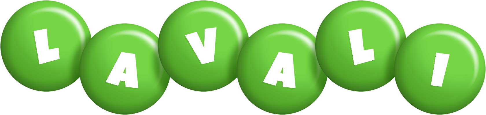 Lavali candy-green logo