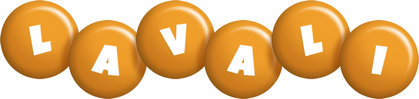 Lavali candy-orange logo