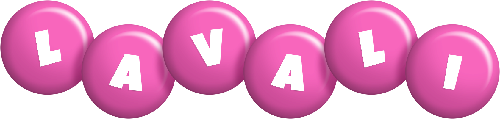 Lavali candy-pink logo