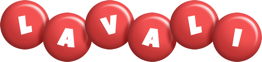 Lavali candy-red logo