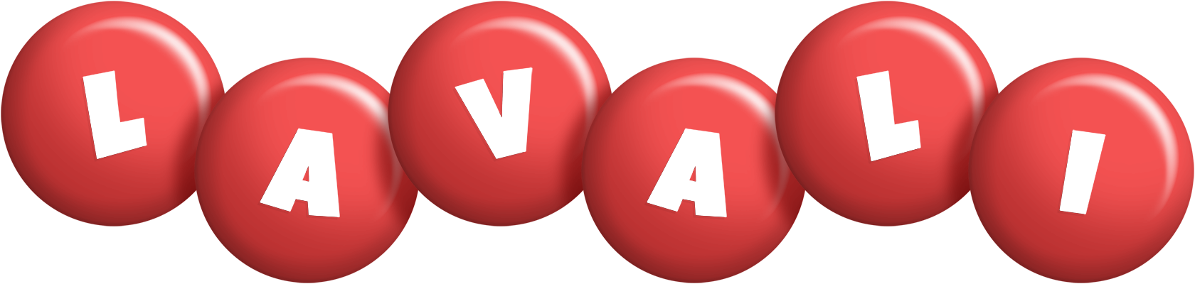 Lavali candy-red logo