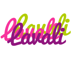 Lavali flowers logo