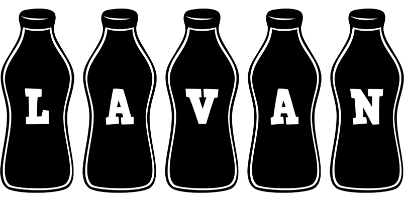 Lavan bottle logo