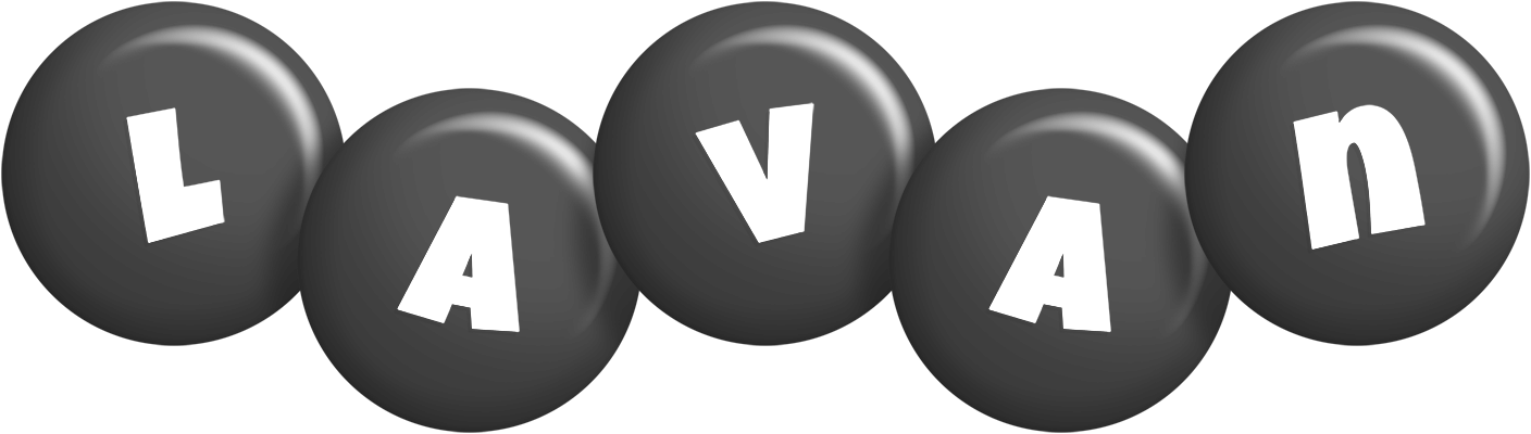Lavan candy-black logo