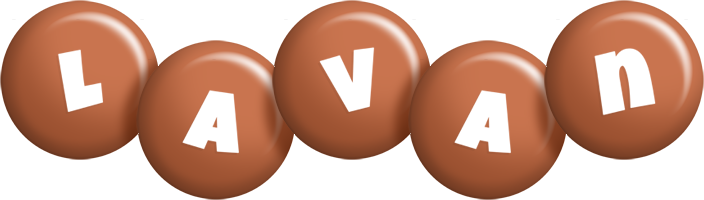 Lavan candy-brown logo