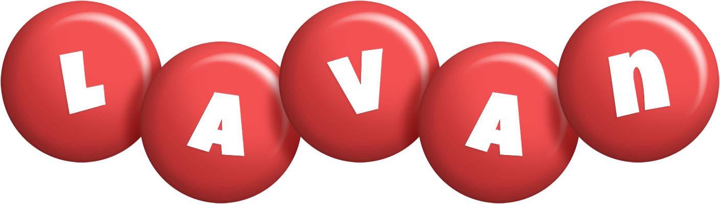 Lavan candy-red logo