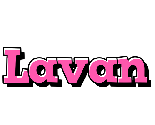 Lavan girlish logo
