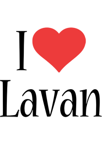 Lavan i-love logo