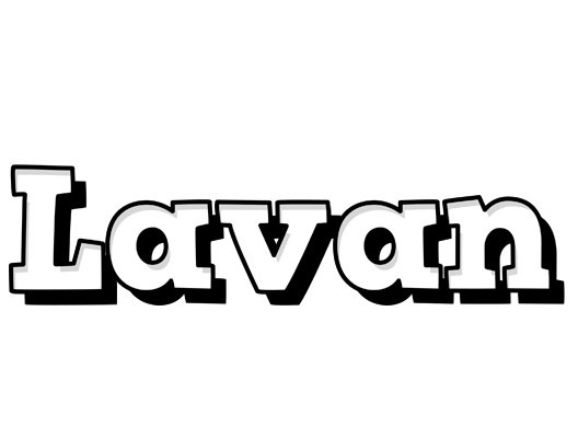 Lavan snowing logo