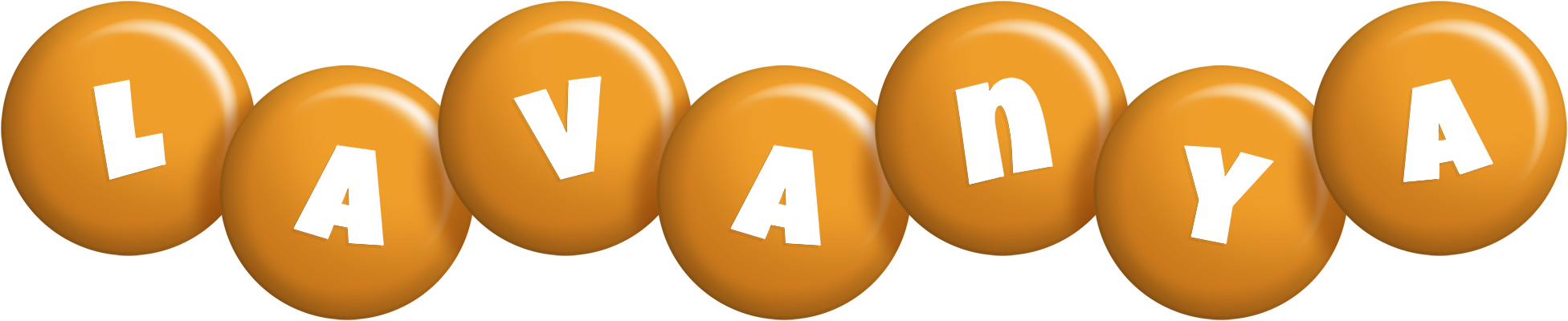 Lavanya candy-orange logo
