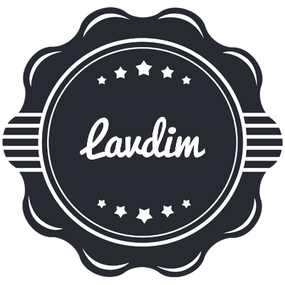 Lavdim badge logo