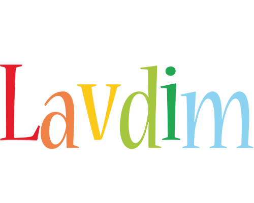 Lavdim birthday logo