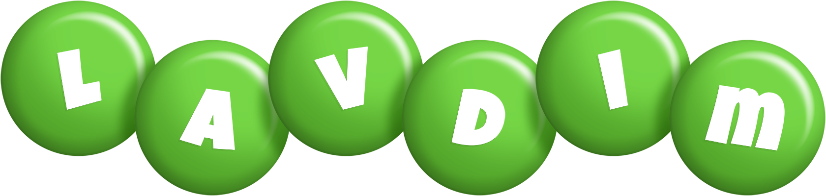 Lavdim candy-green logo