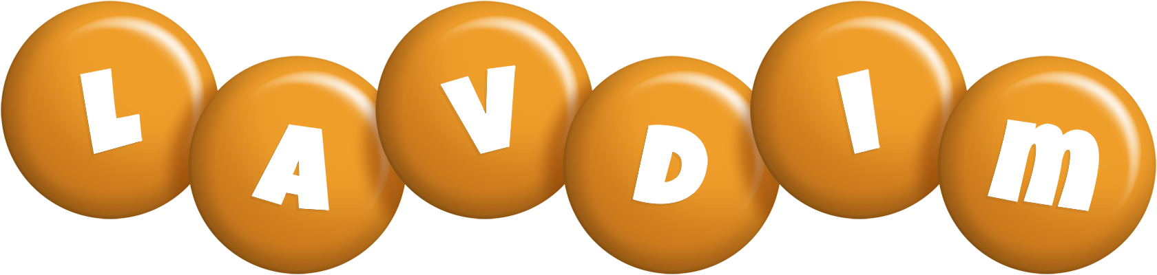 Lavdim candy-orange logo