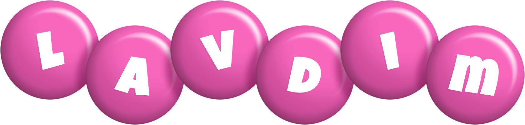 Lavdim candy-pink logo