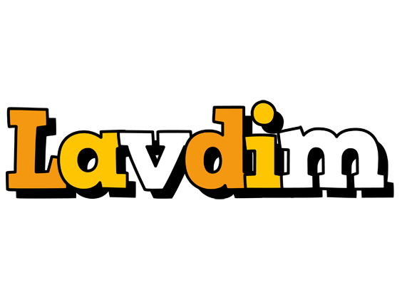 Lavdim cartoon logo