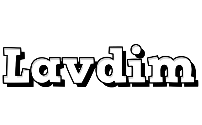 Lavdim snowing logo