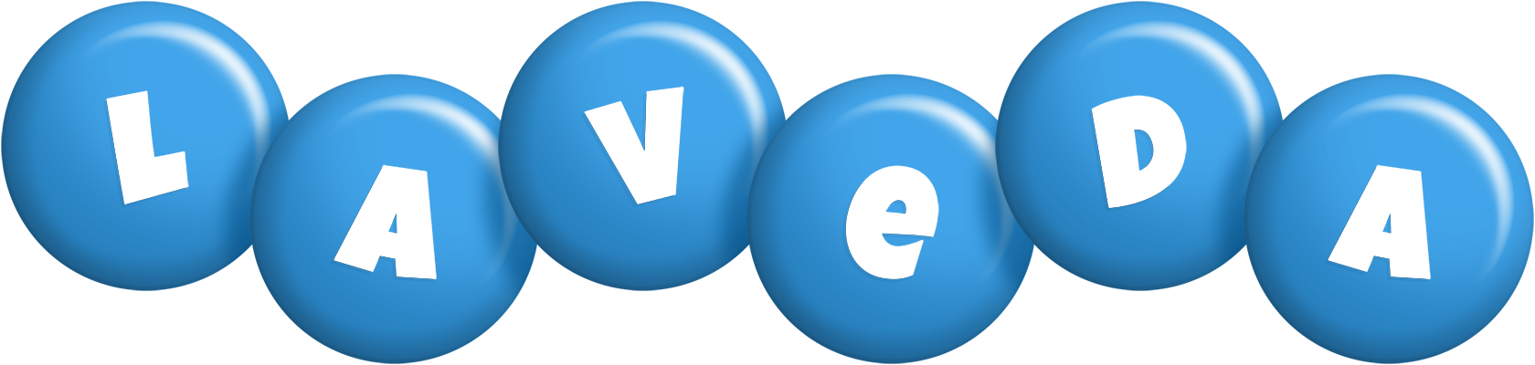 Laveda candy-blue logo