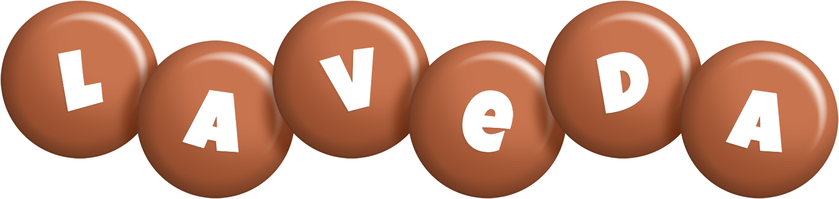 Laveda candy-brown logo