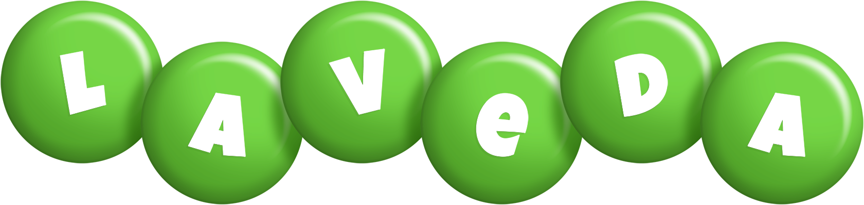 Laveda candy-green logo