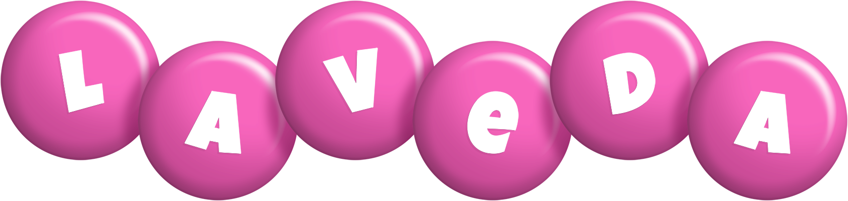 Laveda candy-pink logo