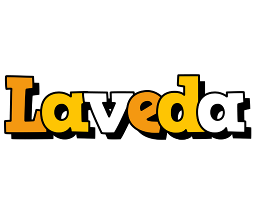 Laveda cartoon logo