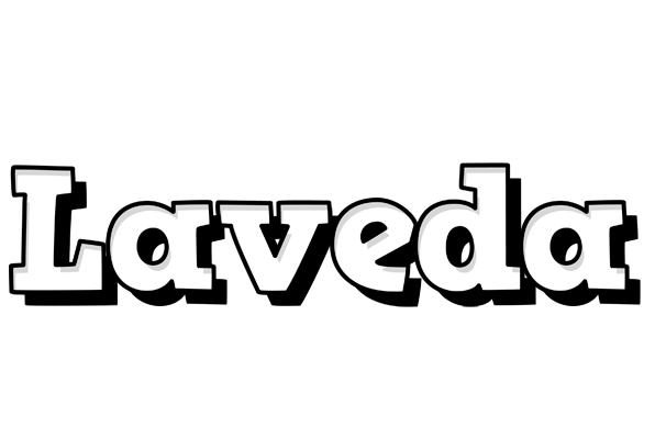 Laveda snowing logo