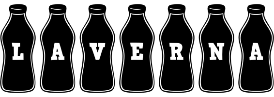 Laverna bottle logo