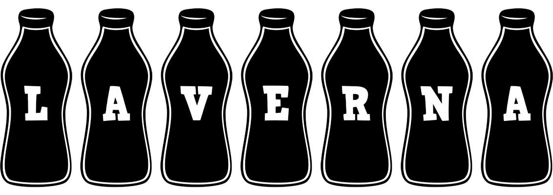 Laverna bottle logo