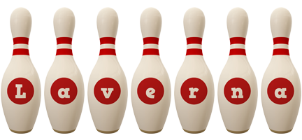 Laverna bowling-pin logo