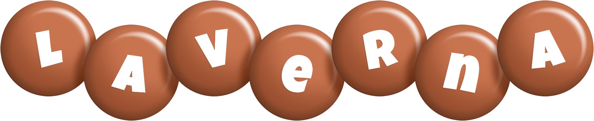 Laverna candy-brown logo