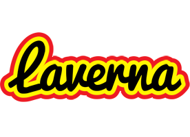 Laverna flaming logo