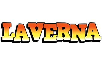 Laverna sunset logo