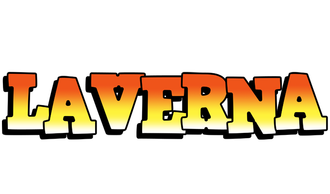 Laverna sunset logo