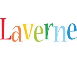 Laverne birthday logo