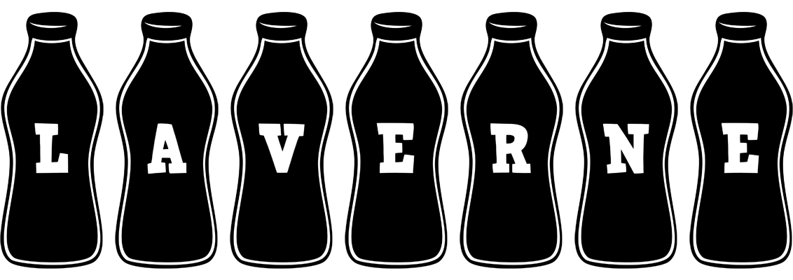 Laverne bottle logo