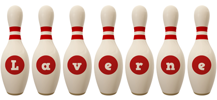 Laverne bowling-pin logo