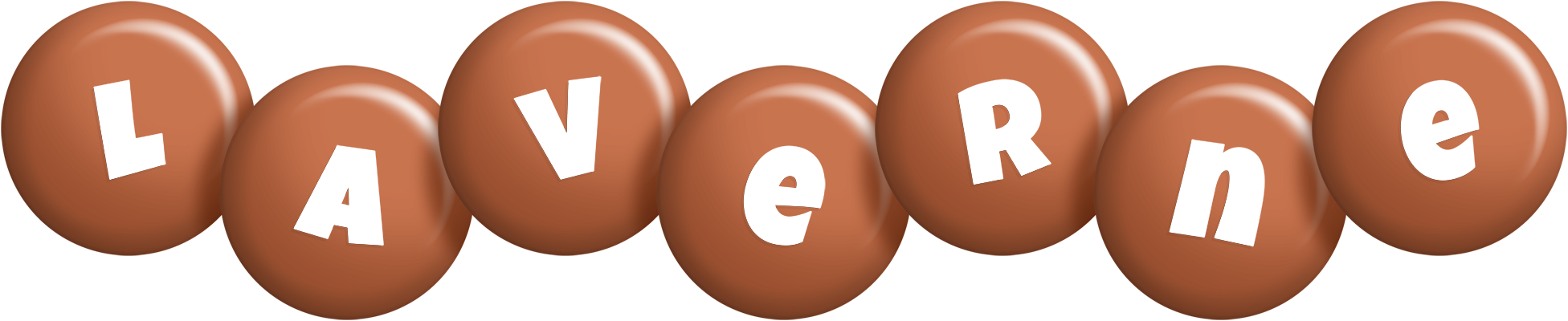 Laverne candy-brown logo